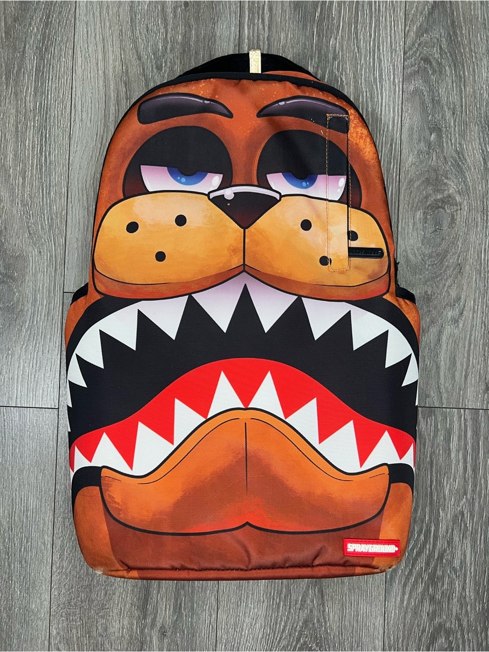 Sprayground 5 Nights At Freddy’s Freddy Shark Backpack Limited Edition Rare Used